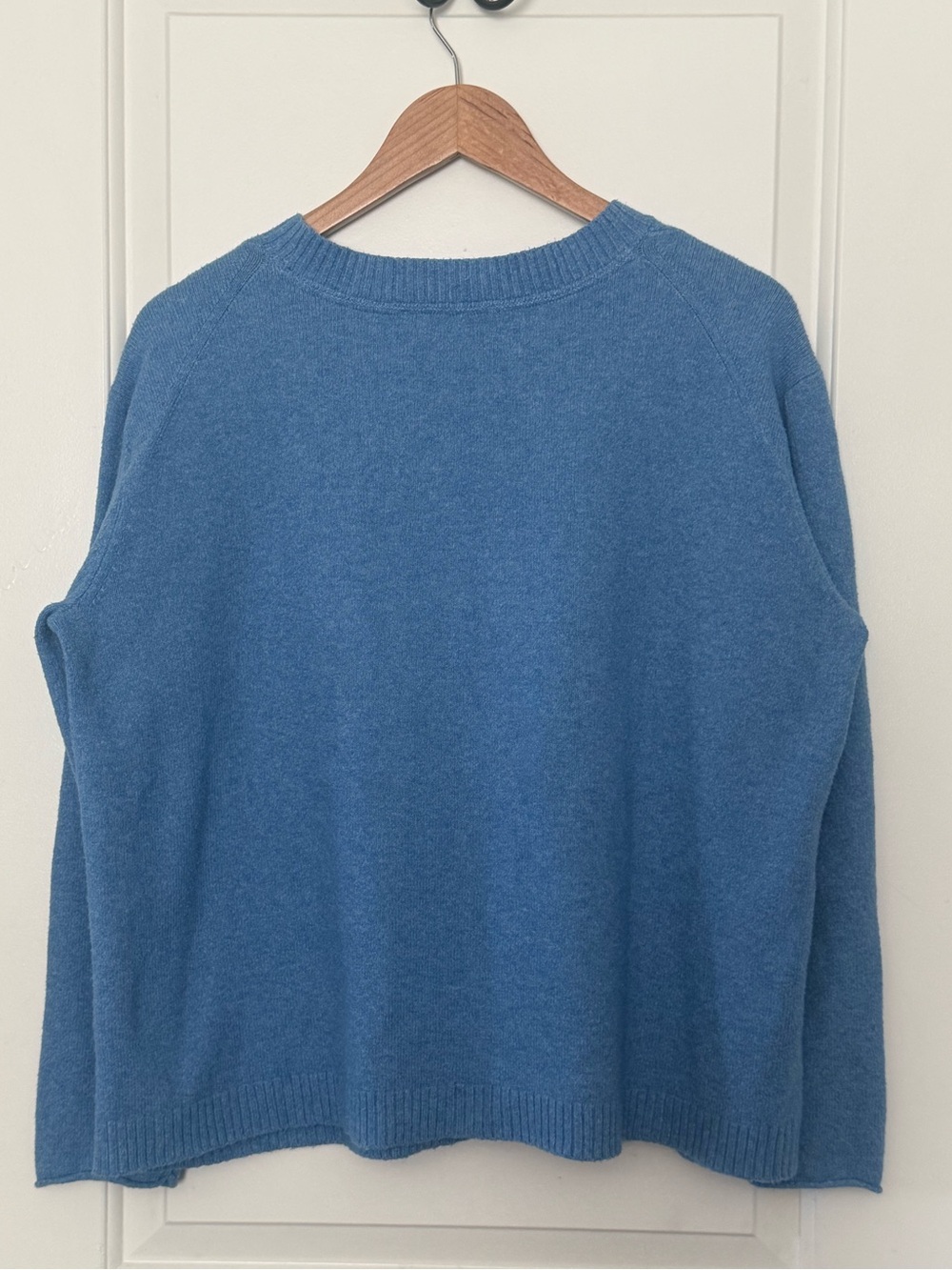 J. Jill Sky Blue Crewneck Sweater - Picture 2 of 6